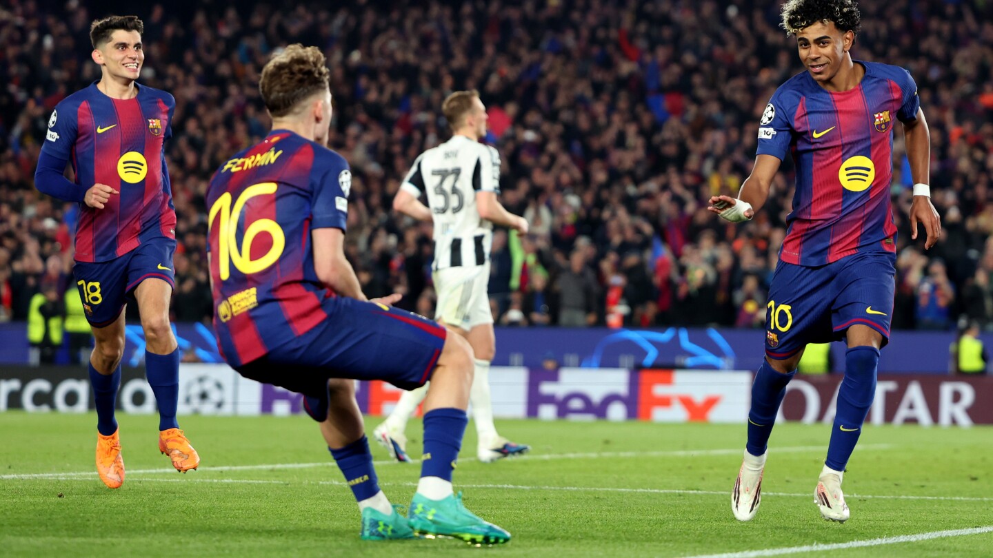 Newcastle's Champions League Dream Ends in 7-2 Barca Rout